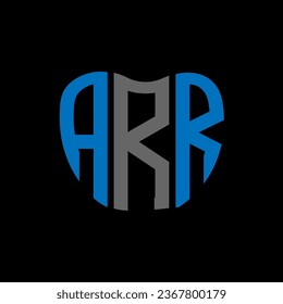 ARR letter logo creative design. ARR unique design.
