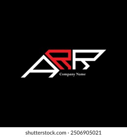 ARR logo design, ARR simple and modern logo. ARR luxurious alphabet design  