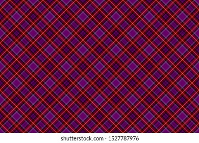 Arran District Tartan. Seamless rectangle pattern for fabric, kilts, skirts, plaids. Diagonal cell
