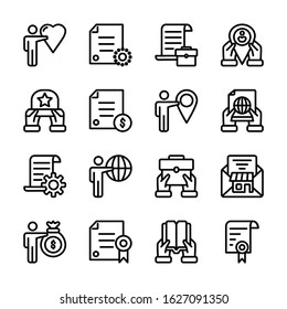 arrange vector illustrations. Contains icons such as analytics, graphs, graphics, growth, traffic, research, statistics, and more. vector illustration. 17