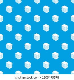Arranged clothes pattern vector seamless blue repeat for any use