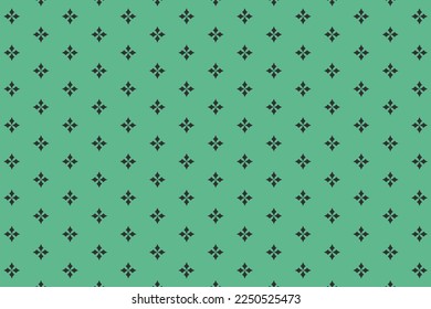 Arranged small floral pattern vector illustration.