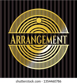 Arrangement shiny emblem
