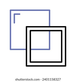 Arrangement things on layers, layers stacked on top of each other, layers vector design