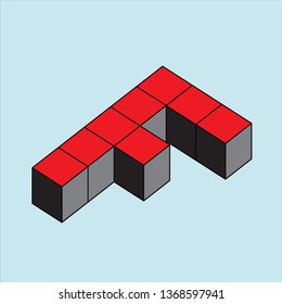 Arranging the box into a letter