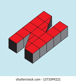 Arranging the box into a letter