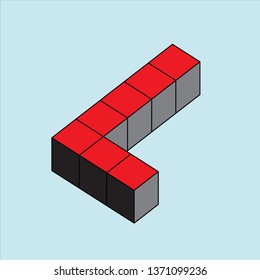 Arranging the box into a letter