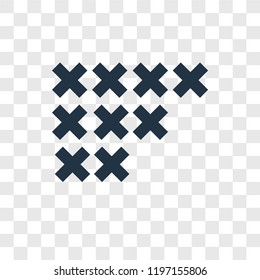 Arras vector icon isolated on transparent background, Arras transparency logo concept