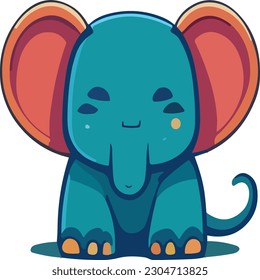 An array of cute elephants create a lively pattern vector background, infusing your designs with their playful energy and undeniable appeal