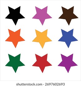 “Colorglyph Array: Nine Stars in Emotional Orbit”
