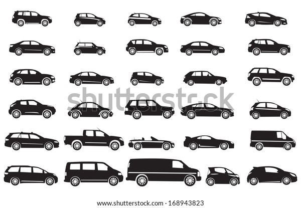 349,505 Car Silhouette Vector Stock Vectors, Images & Vector Art ...