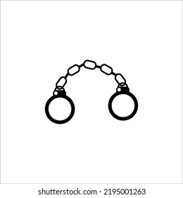 Arrest Handcuff Manacles Shackles Icon