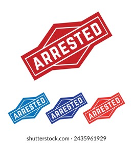 Arrested Rubber stamp Design arts illustration 