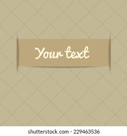 Arrival card with place for your text.