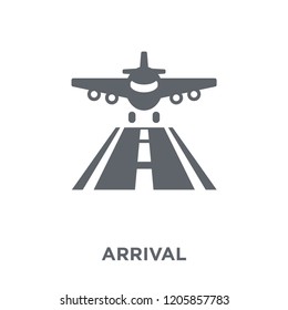 Arrival icon. Arrival design concept from Delivery and logistic collection. Simple element vector illustration on white background.