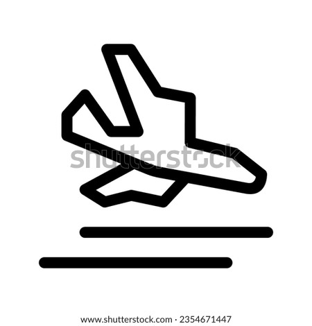 Arrival Icon Vector Symbol Design Illustration