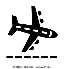 Arrival Vector Glyph Icon For Personal And Commercial Use.
