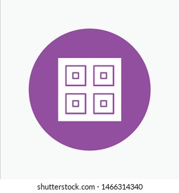 Arrived, Boxes, Delivery, Logistic, Shipping. Vector Icon Template background