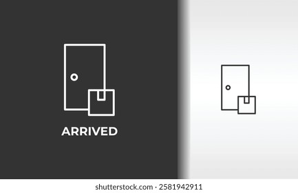 Arrived Vector, Icon Or Logo Sign Isolated Symbol Illustration