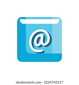 arroba button design interfase icon