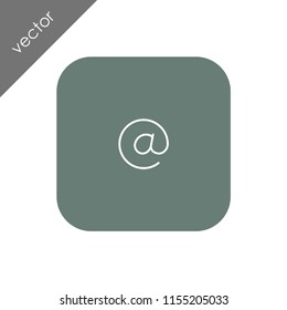 arroba icon - email