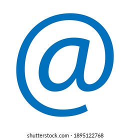 arroba symbol isolated icon vector illustration design