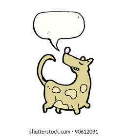 arroganter Hundekartoon