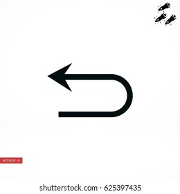Arrov Vector Icon, flat design