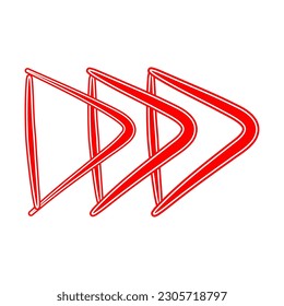 Arrow 4 Patch V75 Patch Streetwear, Urban Design Black and White Colors Patch Commercial Use
