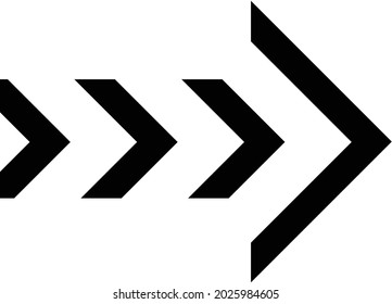 arrow with 4 separate lines.  can be used for anyone, anytime, anywhere, any industry, any field, and any media.