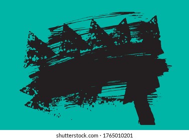 Arrow abstract background, grunge texture, brush strokes . Hand drawn illustrations. Usable for advertisement, banners, card, book cover, brochure, decoration, poster, web header template and etc.