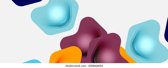 Pfeil abstrakter Hintergrund. Vektorgrafik für Bildschirmhintergrund oder Landeeite