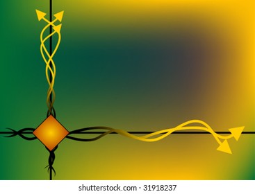 Arrow abstract background vector illustration