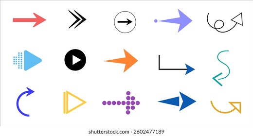 arrow abstract colorful gradient background, business technology digital communication template,, future banner poster cover pattern creative graphic 