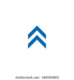 arrow abstract logo design vector symbol