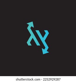 Arrow abstract logo icon. different arrows sign symbol logo. Arrow vector inspiration. Arrow logo template Cursor. Modern simple arrows. Vector illustration