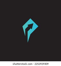 Arrow abstract logo icon. different arrows sign symbol logo. Arrow vector inspiration. Arrow logo template Cursor. Modern simple arrows. Vector illustration