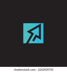 Arrow abstract logo icon. different arrows sign symbol logo. Arrow vector inspiration. Arrow logo template Cursor. Modern simple arrows. Vector illustration