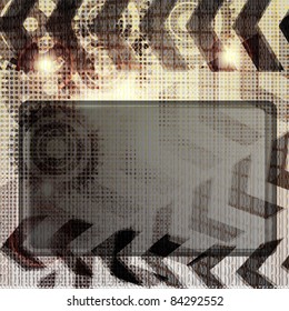 Arrow abstract vector background. space for text