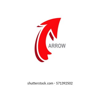 arrow abstract vector logo
