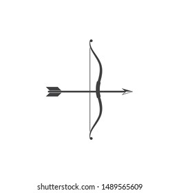 Arrow archery icon vector illustration Logo Template design