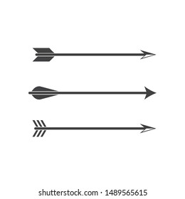 Arrow archery icon vector illustration Logo Template design