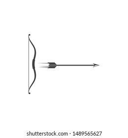 Arrow archery icon vector illustration Logo Template design
