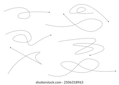 arrow, arrows, black, circle, collection, curve, curved arrow, dash, dashed, design, direction, doodle, dot, dotted, dotted arrow, down, drawing, graphic, hand, icon, ink, isolated, left, line, pointe