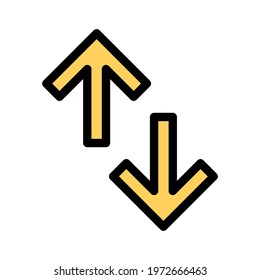 Arrow, arrows, change icon vector image. Can also be used for customer support. Suitable for use on web apps, mobile apps and print media.
