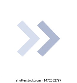 Arrow, Arrows, Right  Flat Color Icon. Vector icon banner Template