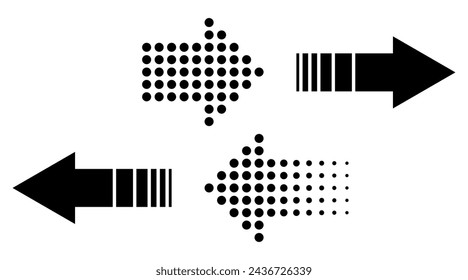 Pfeil. Pfeile Vektorsymbole. Pfeile und Linien. Pfeile schwarze Vektorsymbole