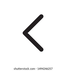 arrow back icon vector illustration
