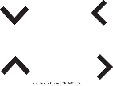 El conjunto de iconos de flecha hacia atrás y derecha está aislado en el fondo blanco. Colección de moda de diferentes iconos de flecha en estilo plano para sitio web, app y ui. Las flechas negras son la plantilla derecha e izquierda. Ilustración del vector