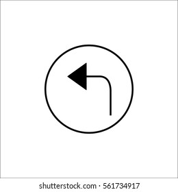 Arrow back solid icon, mobile sign and only left pictogram, vector graphics, a filled pattern on a white background, eps 10.
